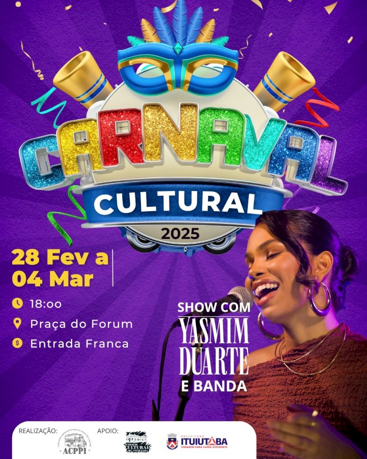 Carnaval Cultural será realizado na Praça do Fórum entre 28 de fevereiro e 4 de março